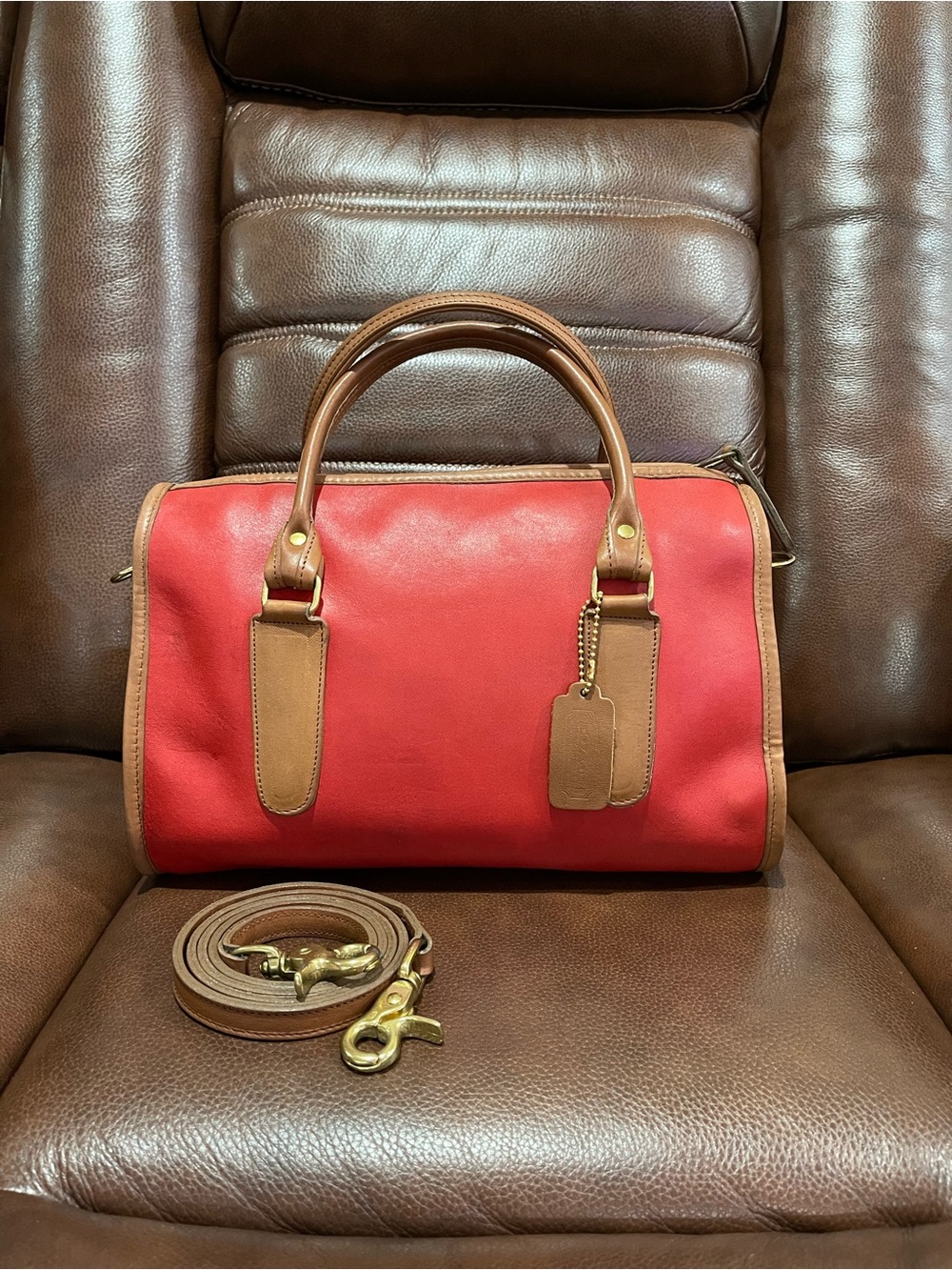 Vintage Coach spectator Madison satchel